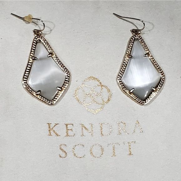 Kendra Scott Alex slate cats eye Earrings